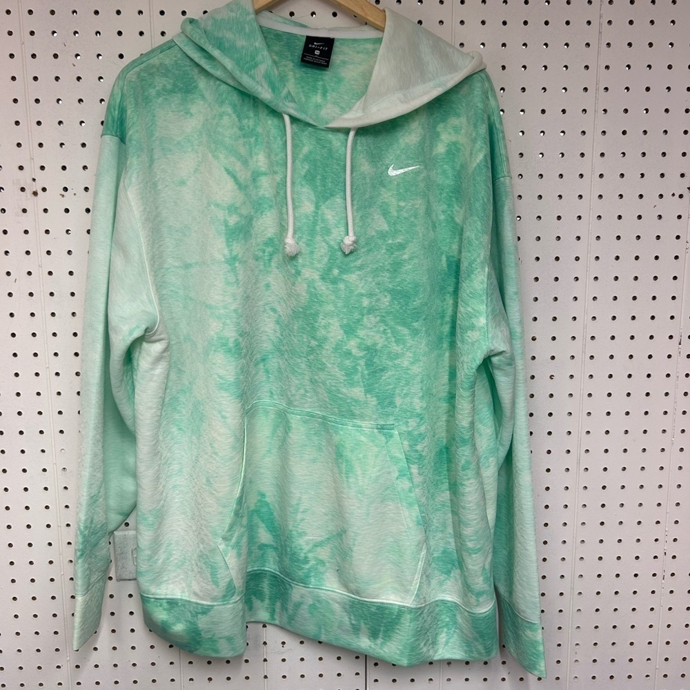 Nike Light Green Tie-Dye Hoodie